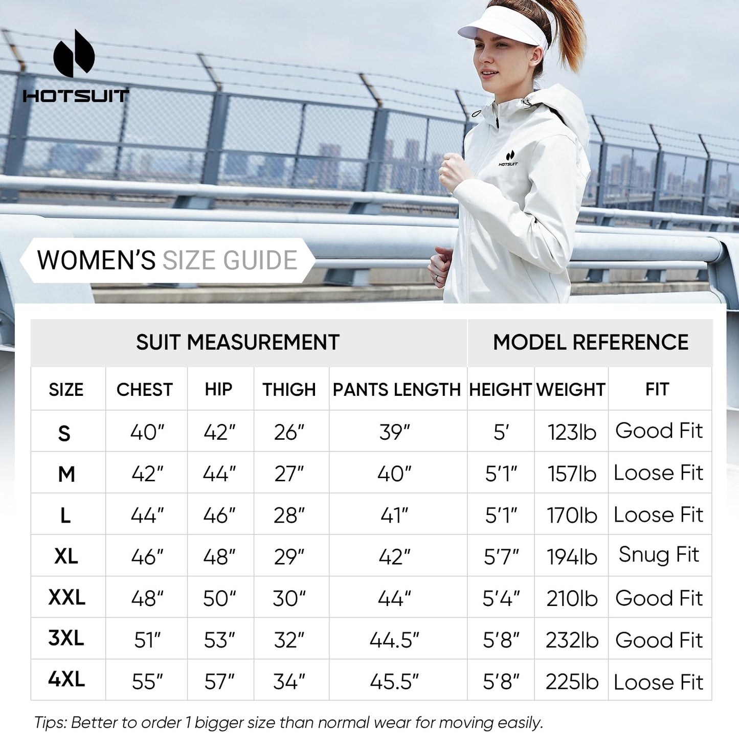 HOTSUIT Sauna Suit for Women